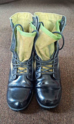 Black leather olive - black, &