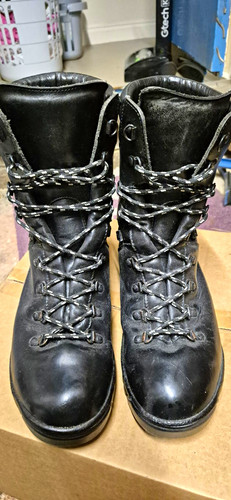 Vibram black leather lace - vibram,